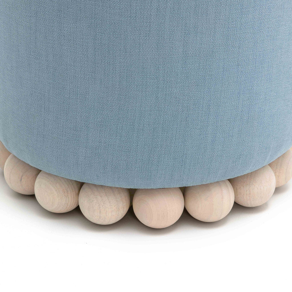 Dex Upcycled Performance Fabric Ottoman