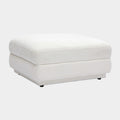 Perry Cream Performance Chenille Modular Ottoman