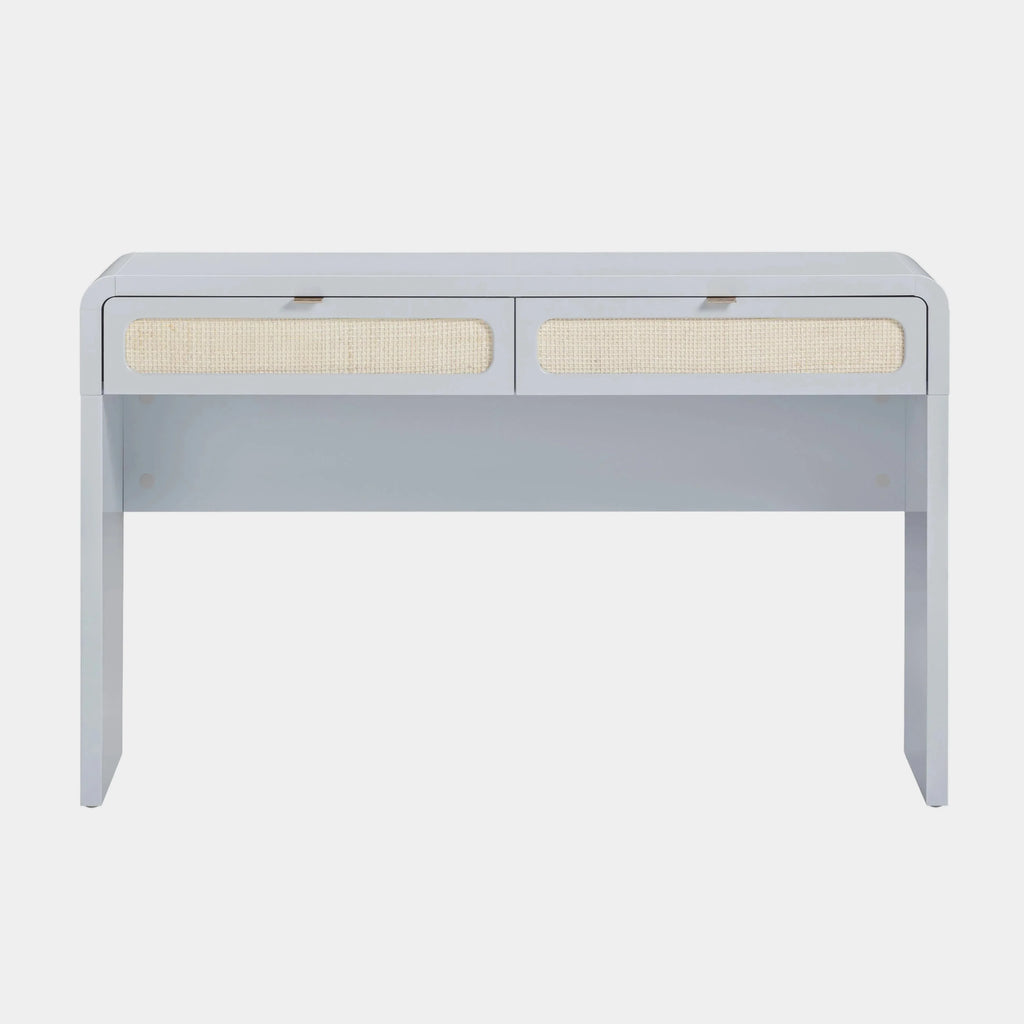 Patty 48" Rattan 2-Drawer Console Desk