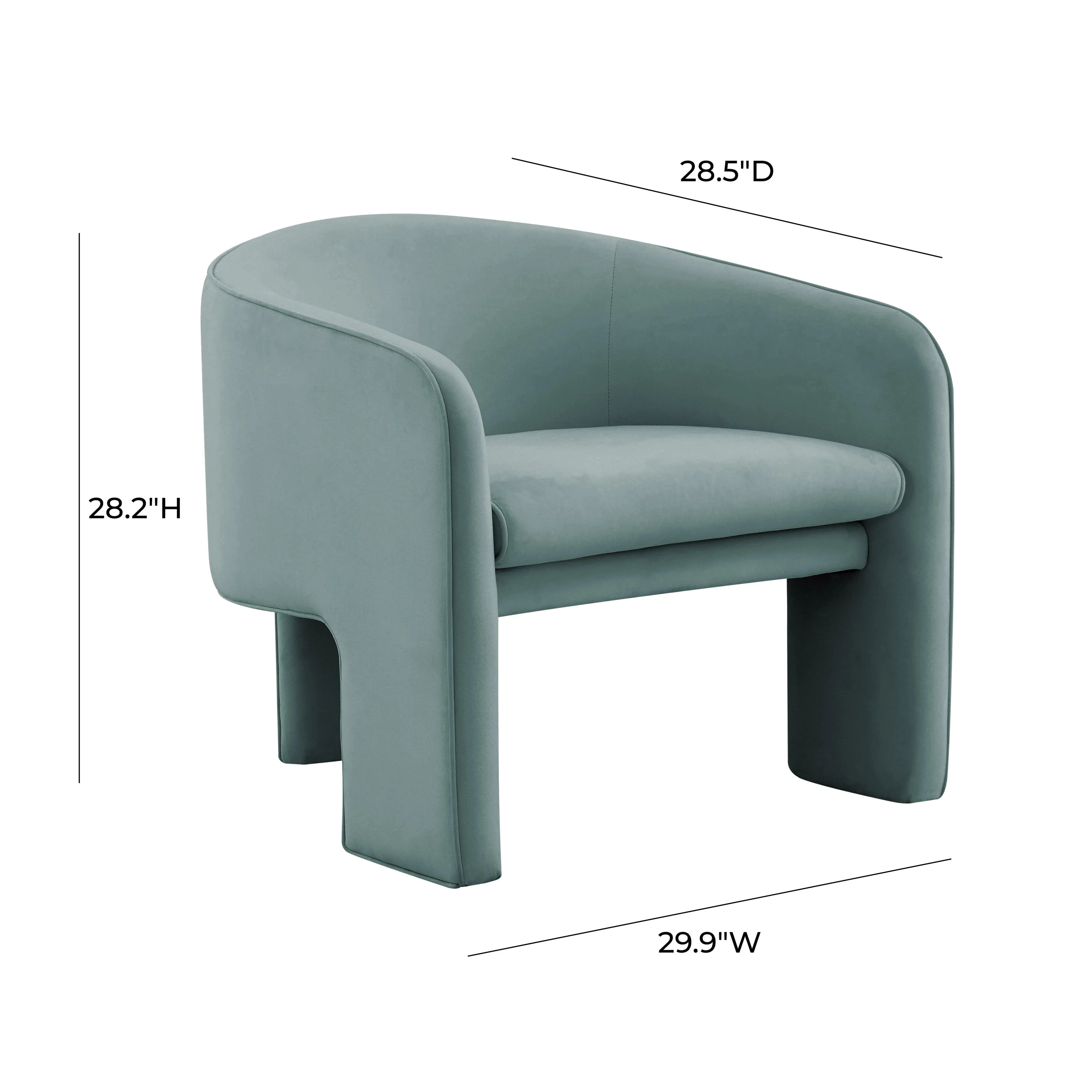 Marla Performance Velvet Accent Chair