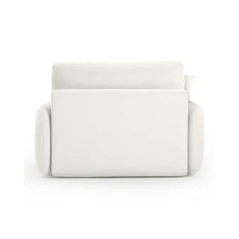 Rachelle Cream Performance Velvet Lounge Chair