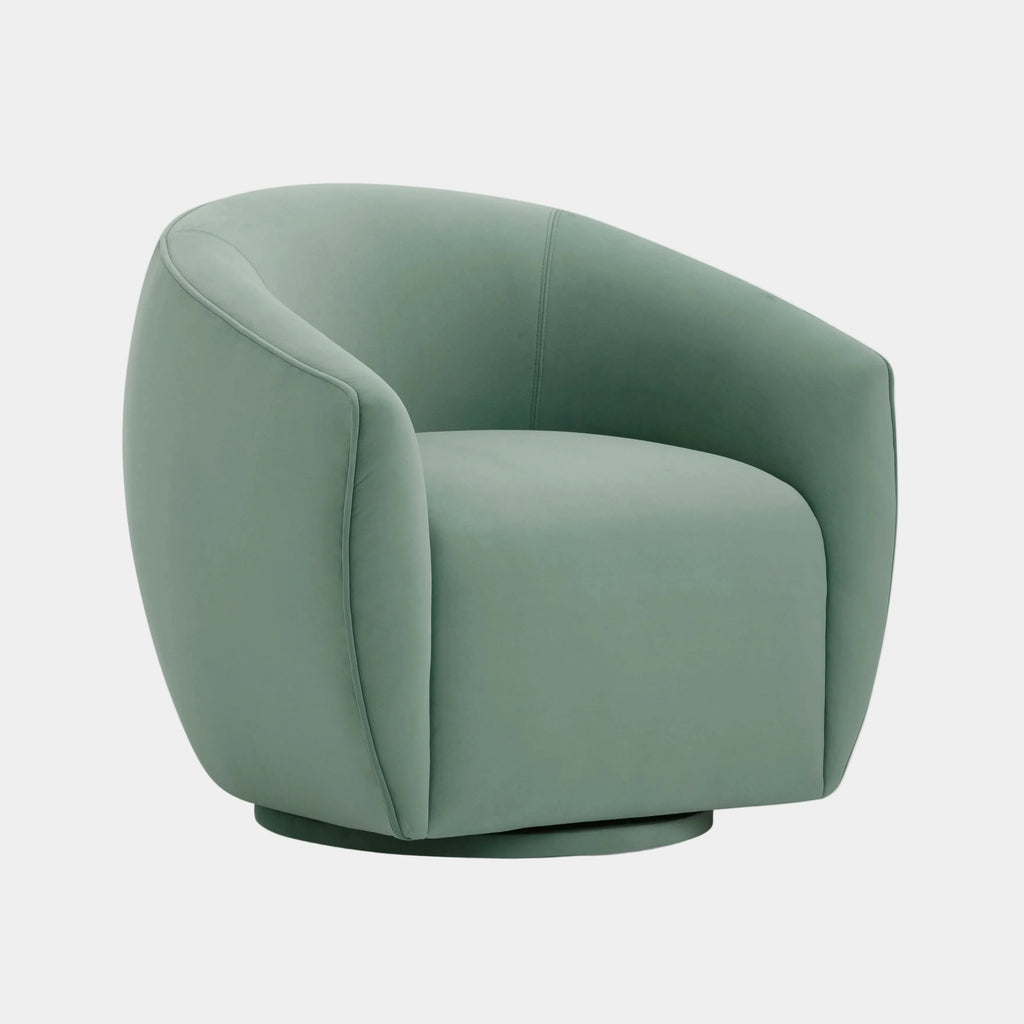 Jordan Performance Velvet Swivel Accent Chair