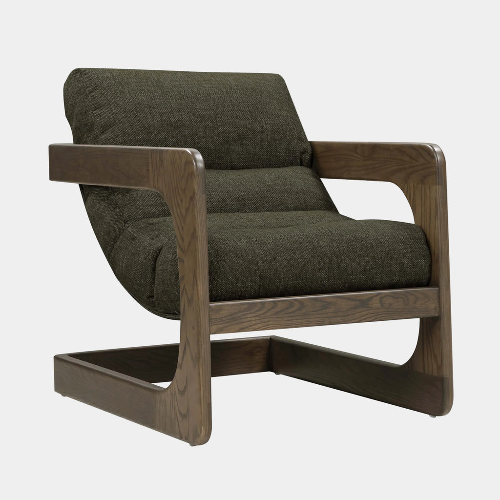 Palma Contract-Grade Textured Weave Fabric Accent Chair
