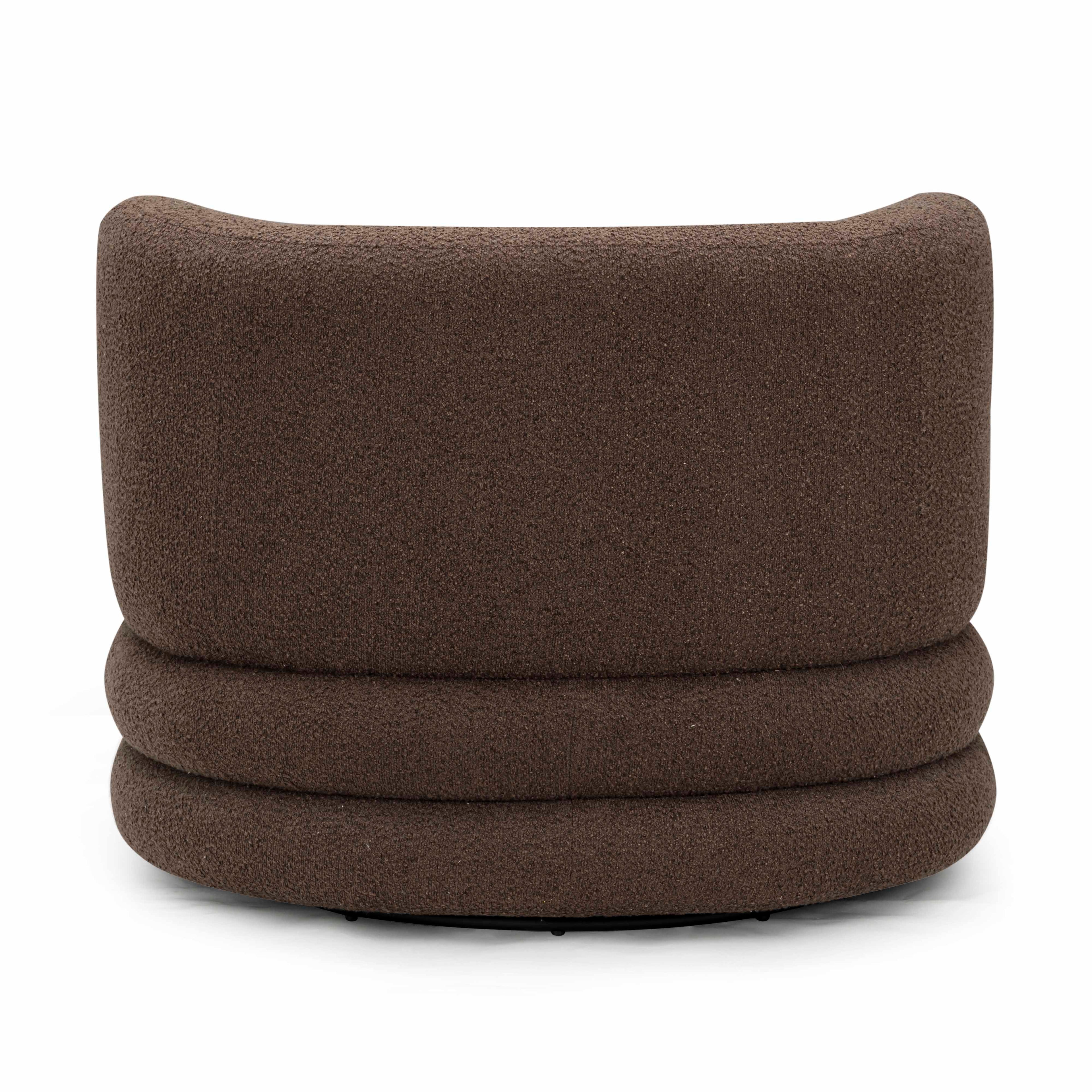 Astor Heavy Performance Boucle Swivel Hotel Lounge Chair