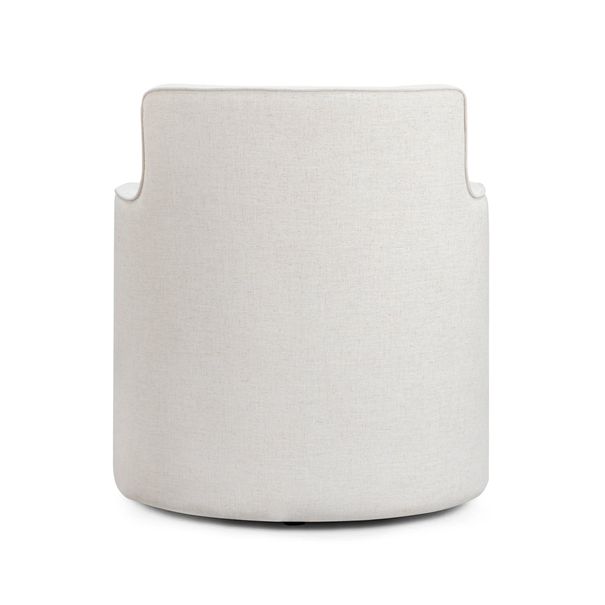 Passe Cream Upcycled Performance Linen Swivel Chair