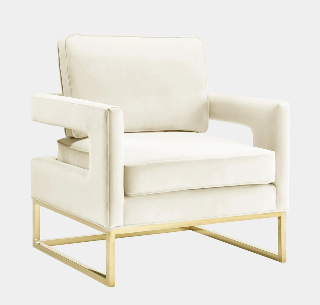 Avery Performance Velvet Accent Chair