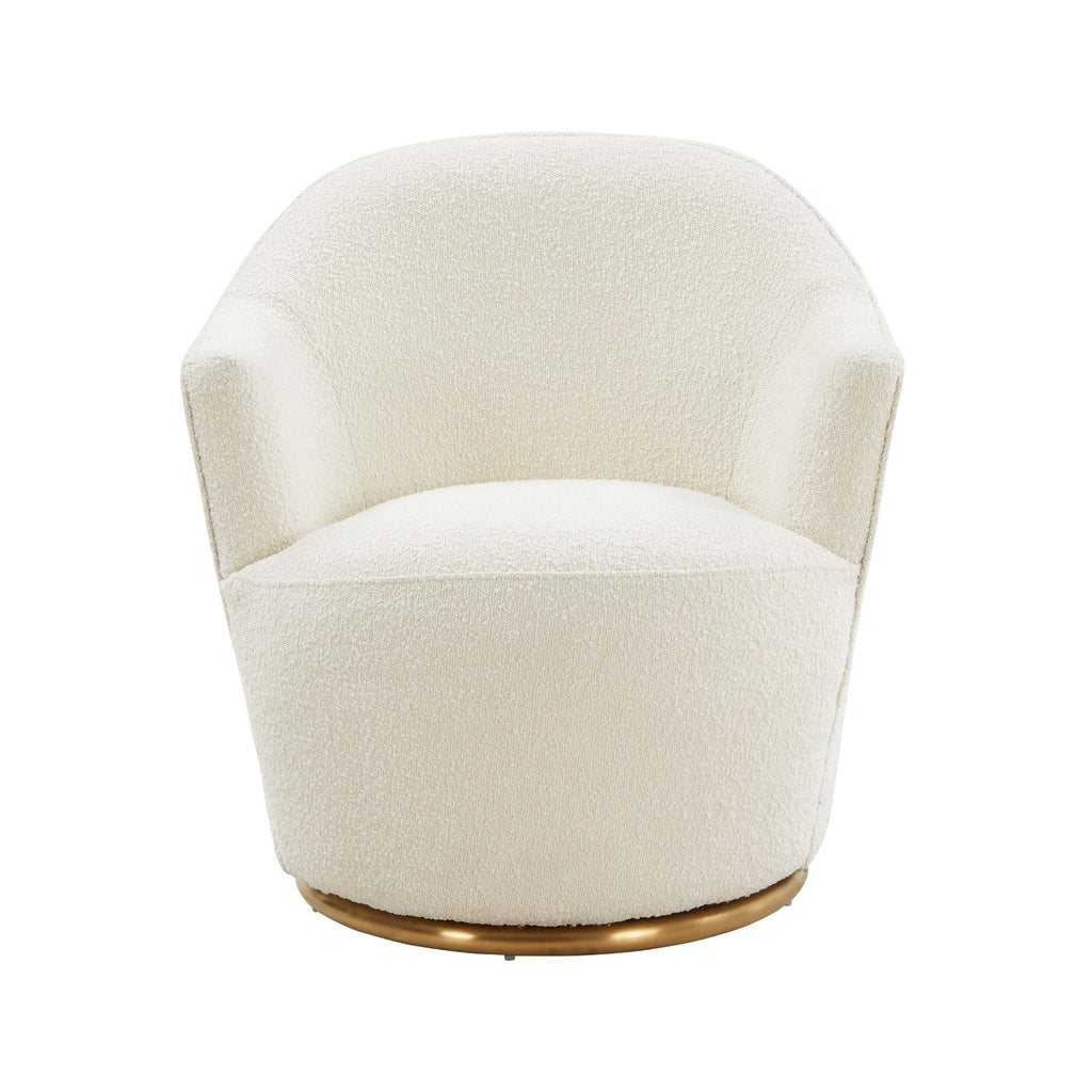 Skyla Performance Boucle Swivel Accent Chair