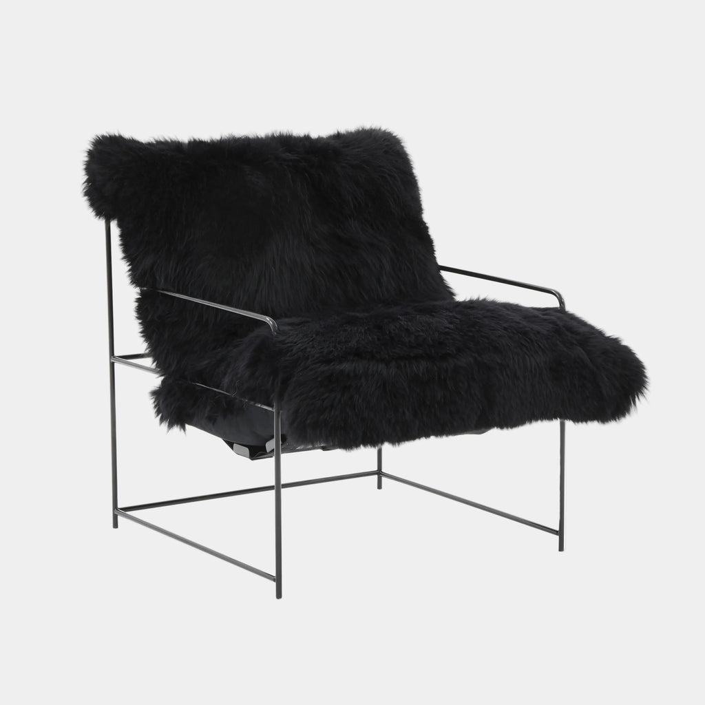 Kimi Genuine Sheepskin Accent Chair