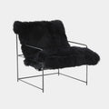 Kimi Genuine Sheepskin Accent Chair