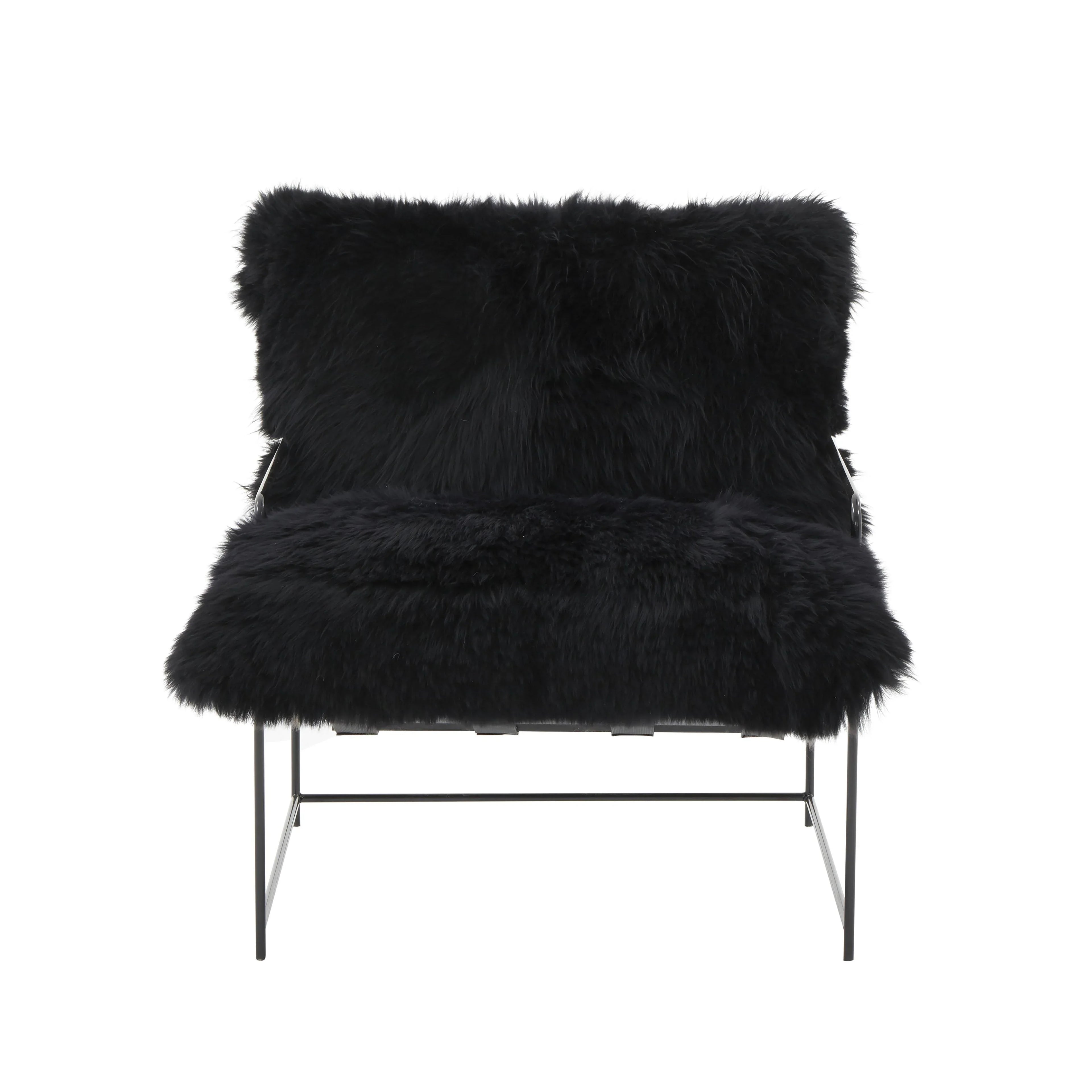 Kimi Genuine Sheepskin Accent Chair