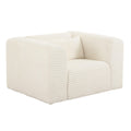 Tarra Fluffy Oversized Performance Corduroy Armchair