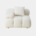 Calliope Performance Vegan Shearling Modular Corner Chair
