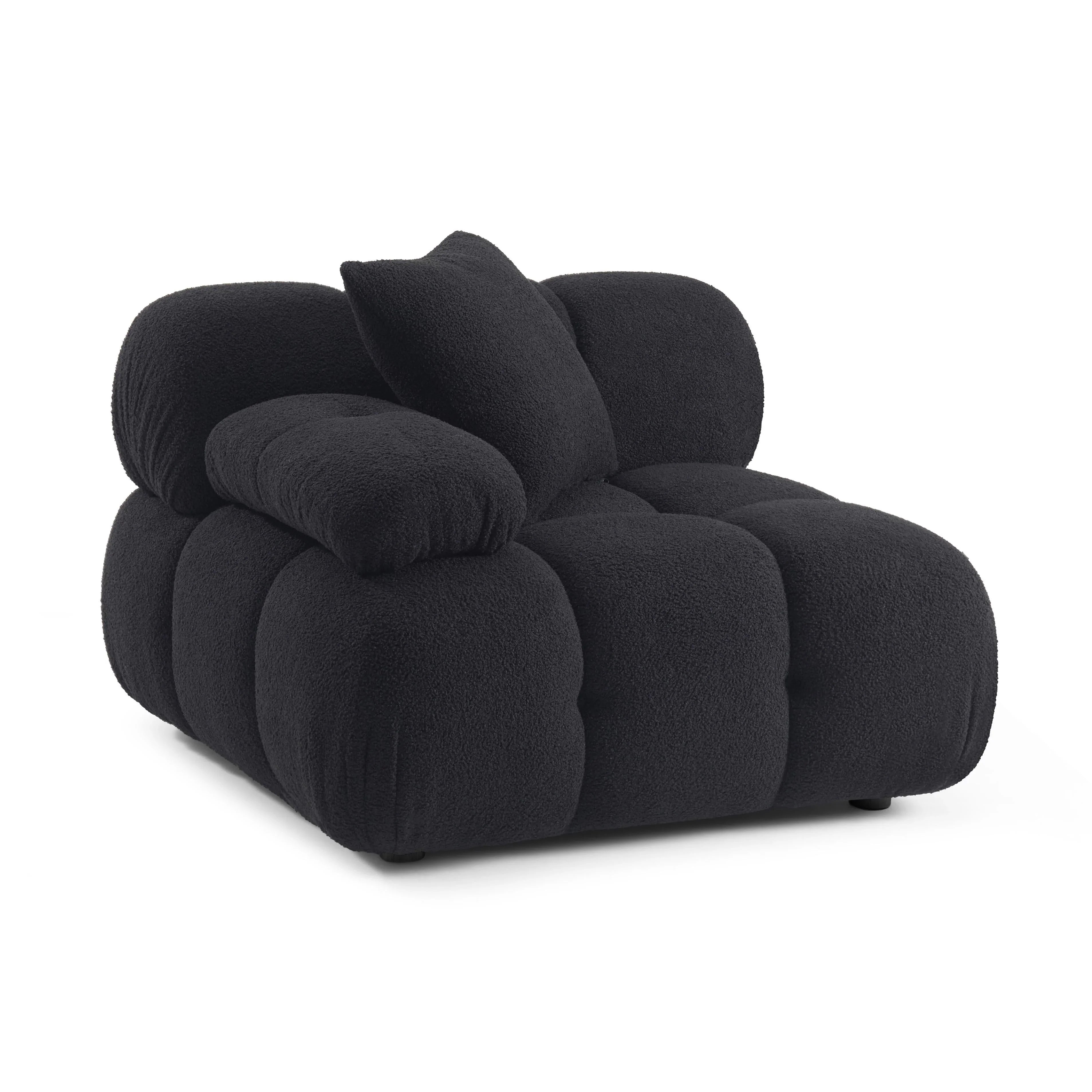 Calliope Performance Vegan Shearling Modular Corner Chair