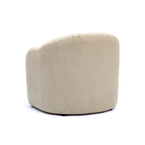 Pamela Tan Performance Chenille Tasseled Lounge Accent Chair