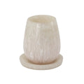 Rounded Swirl Resin Kiddush Cup