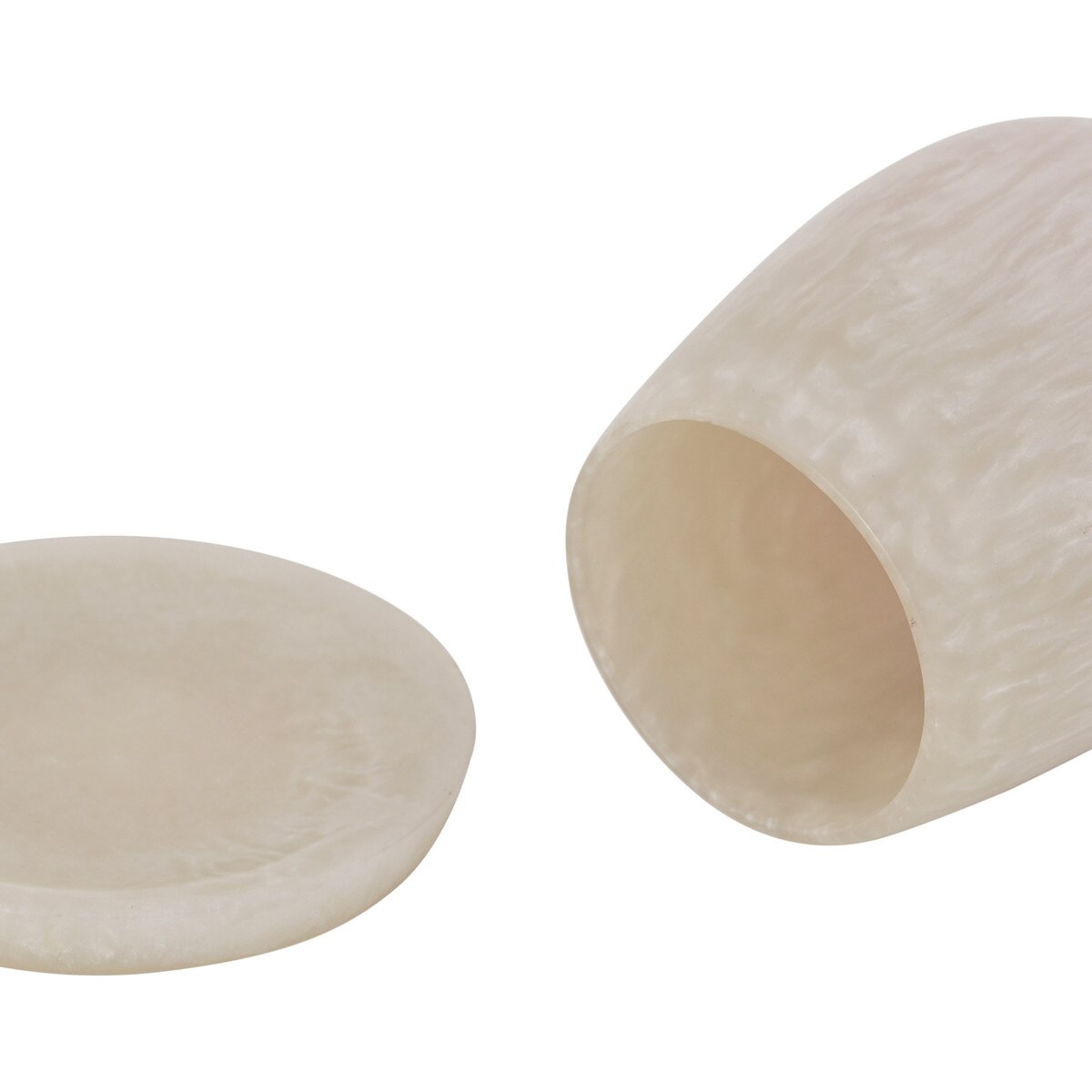 Rounded Swirl Resin Kiddush Cup