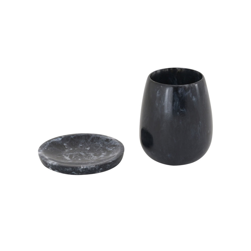 Rounded Swirl Resin Kiddush Cup