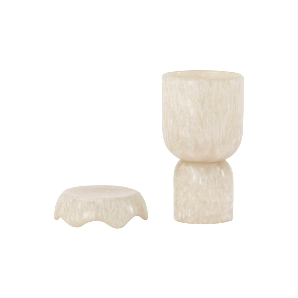 Platform Swirl Resin Kiddush Cup