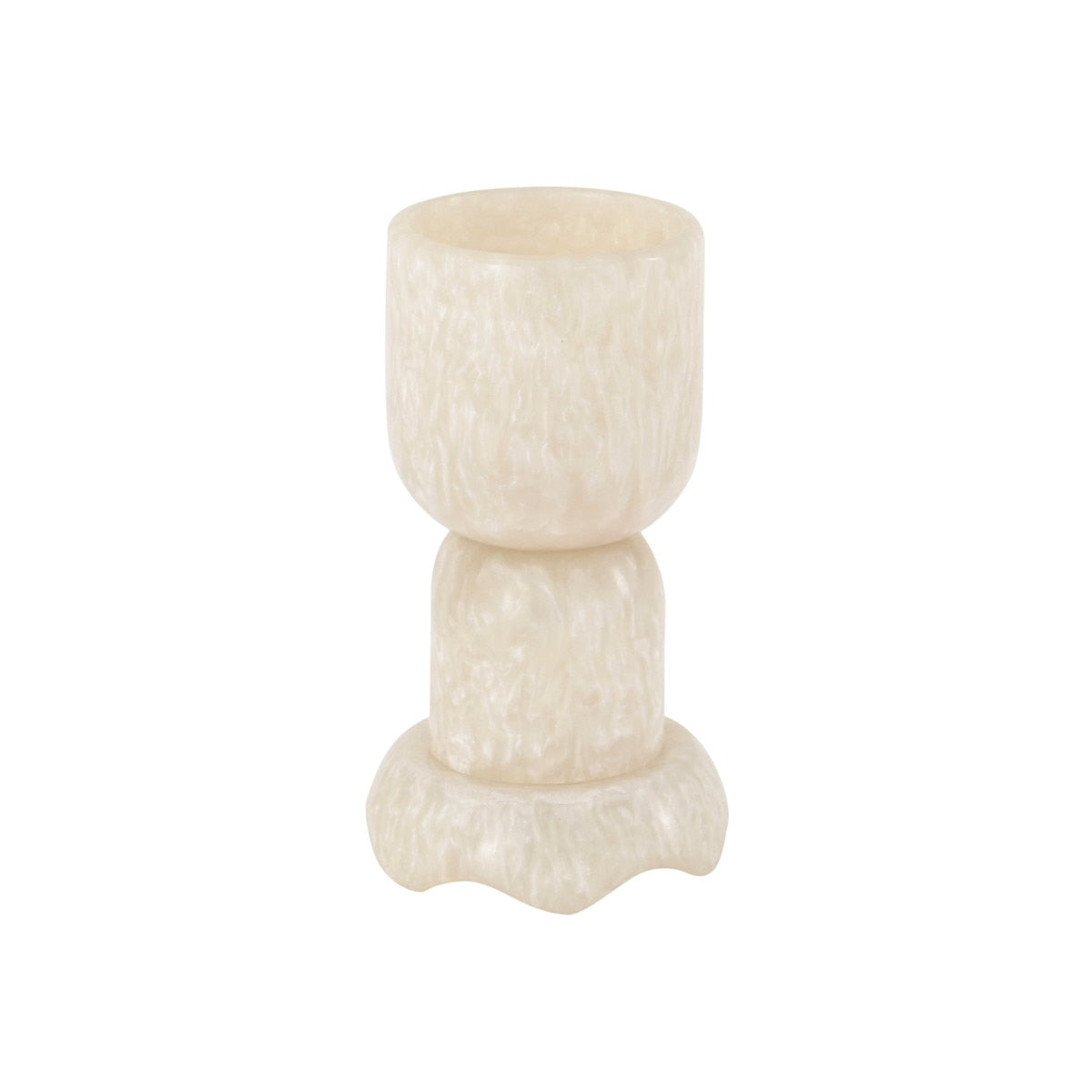 Platform Swirl Resin Kiddush Cup