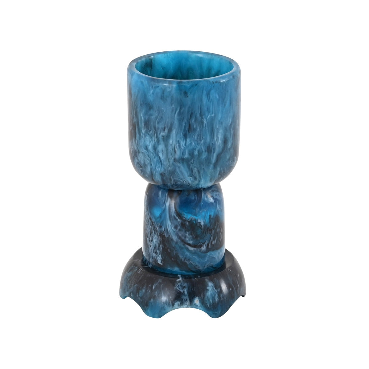 Platform Swirl Resin Kiddush Cup