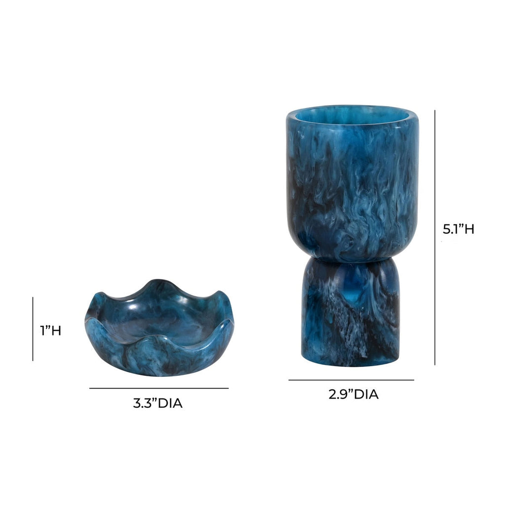Platform Swirl Resin Kiddush Cup