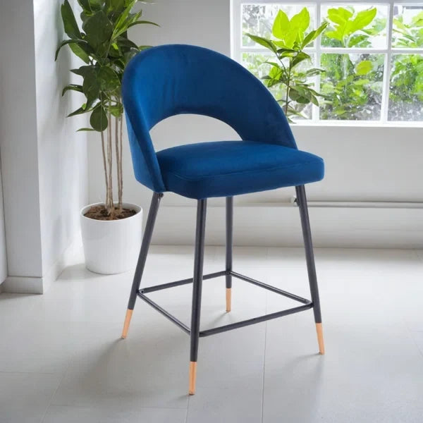 Akira Velvet Stool