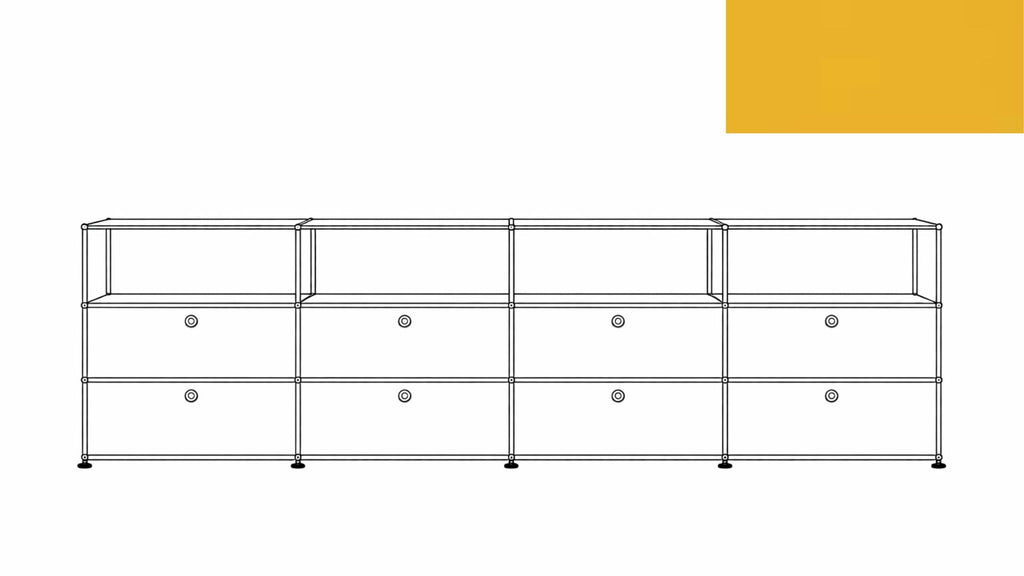 USM Haller G2AF File Credenza