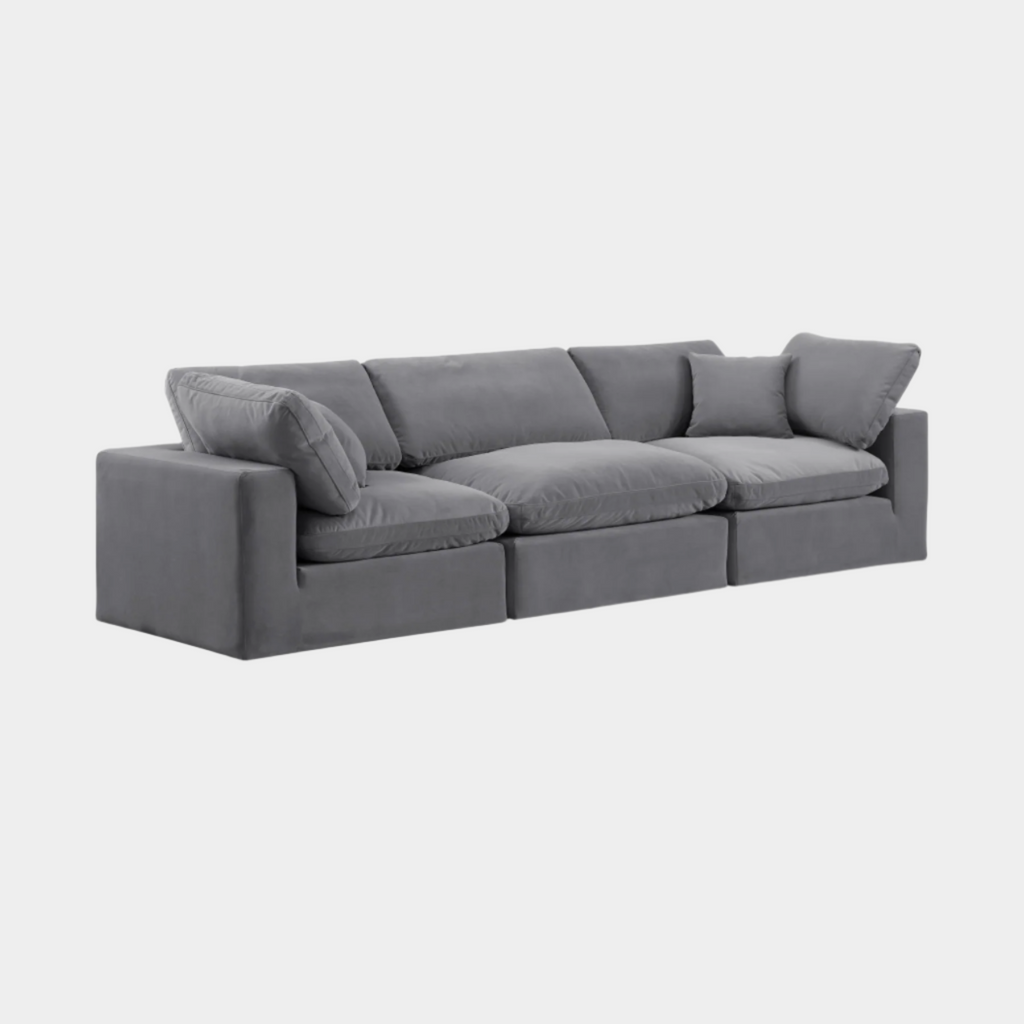 Comfy Velvet Sofa