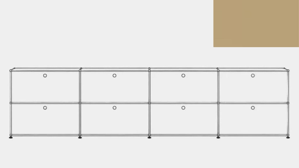 USM Haller E2F Double File Credenza