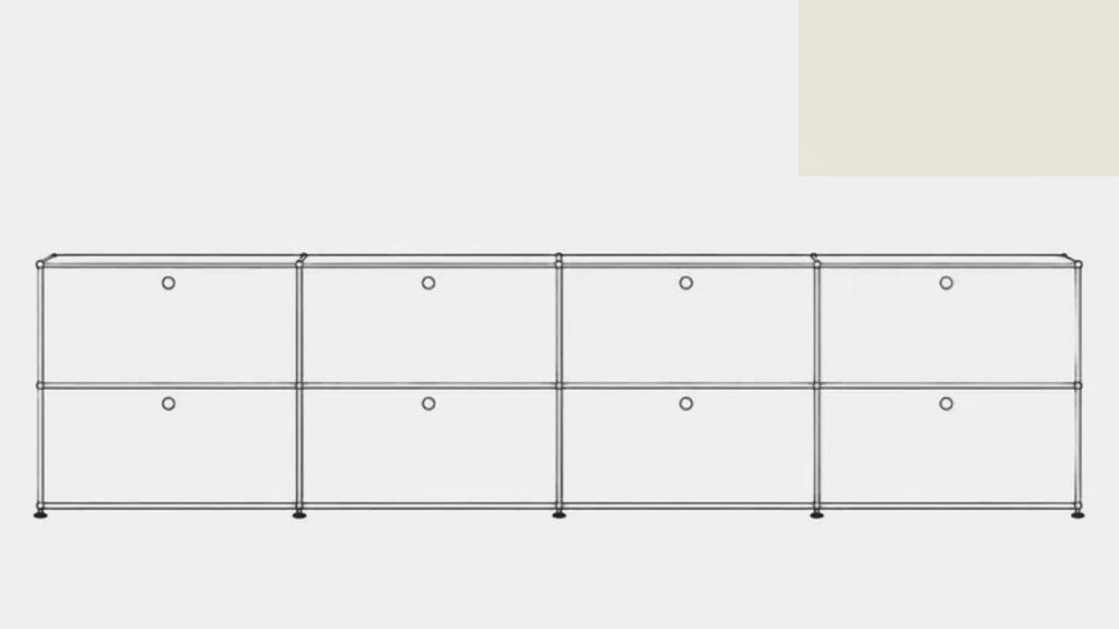USM Haller E2F Double File Credenza
