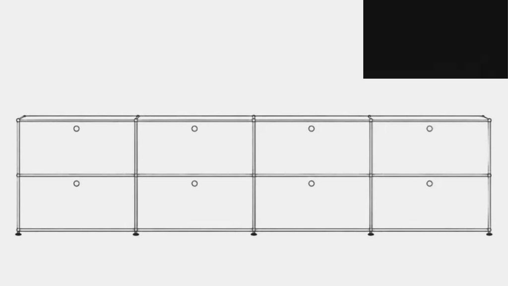 USM Haller E2F Double File Credenza