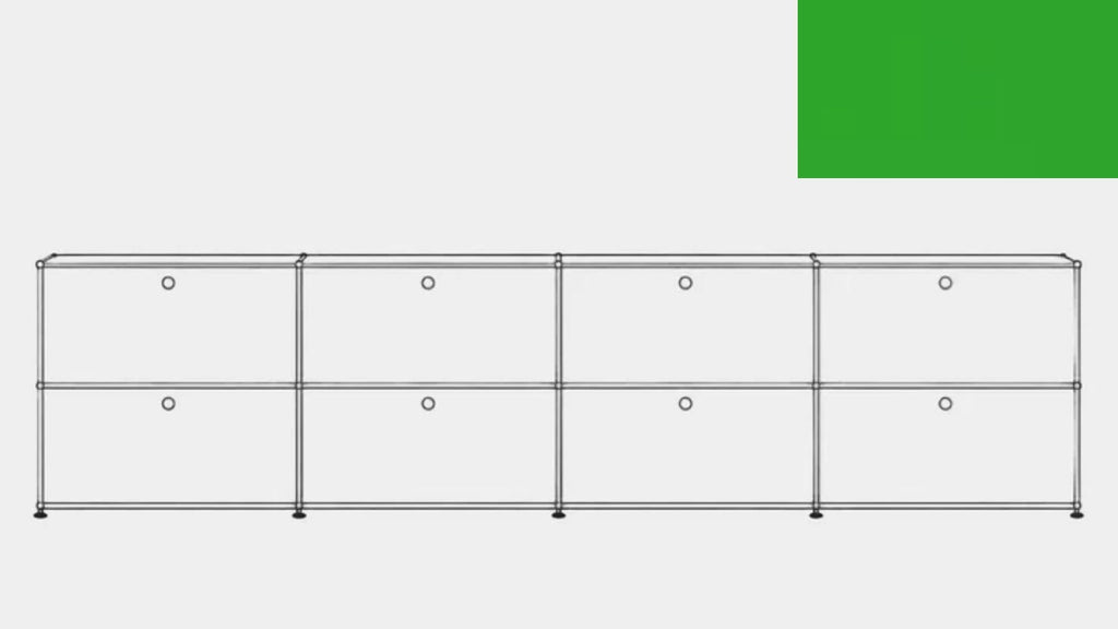 USM Haller E2F Double File Credenza