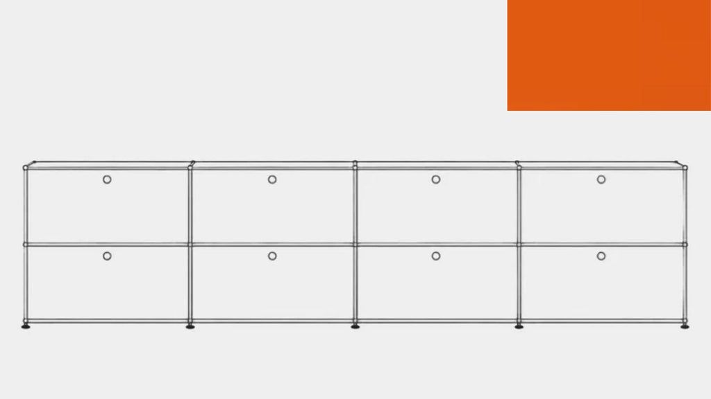 USM Haller E2F Double File Credenza