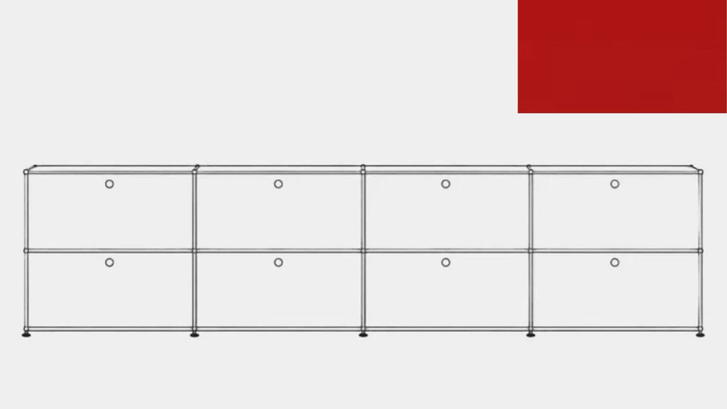 USM Haller E2F Double File Credenza