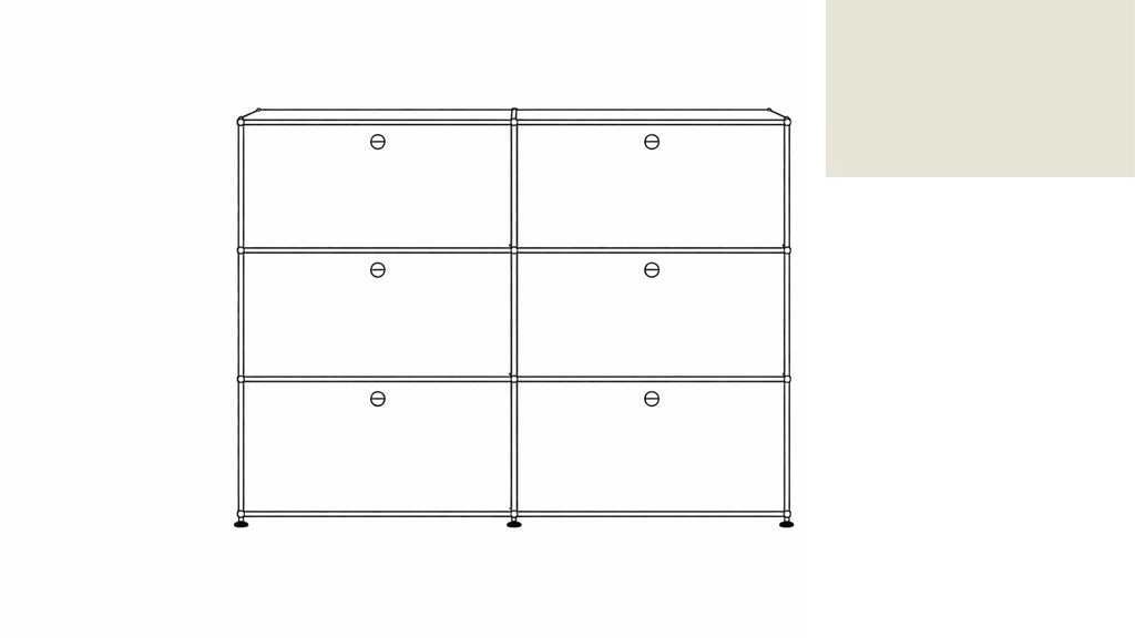USM Haller G118 Storage Cabinet