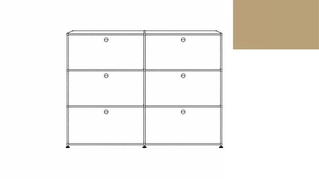 USM Haller G118 Storage Cabinet