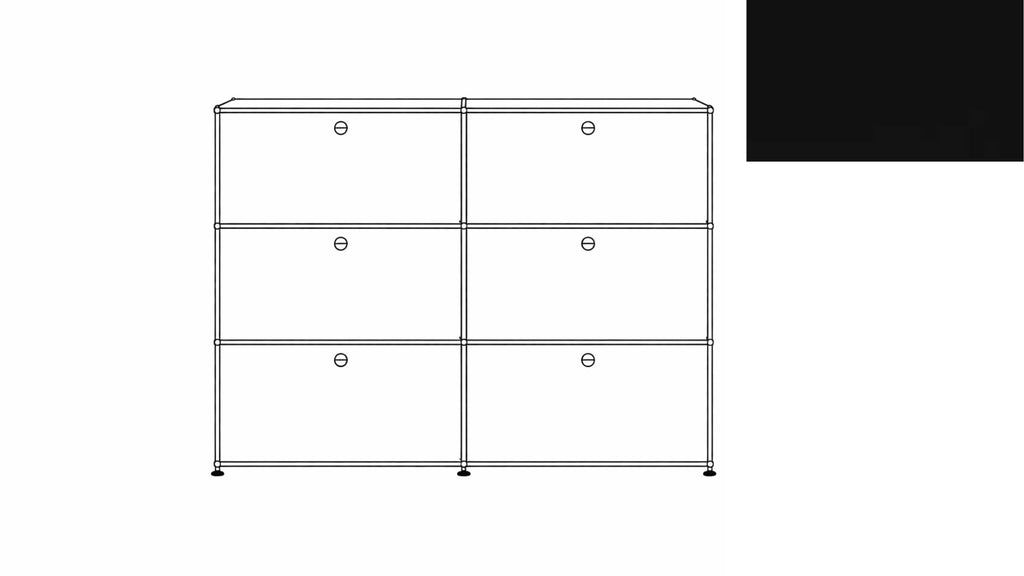 USM Haller G118 Storage Cabinet