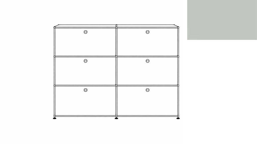 USM Haller G118 Storage Cabinet
