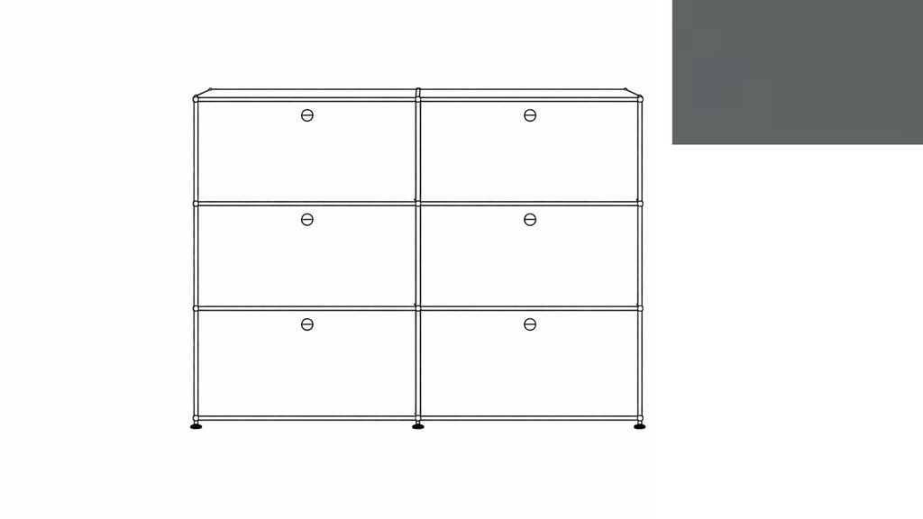 USM Haller G118 Storage Cabinet