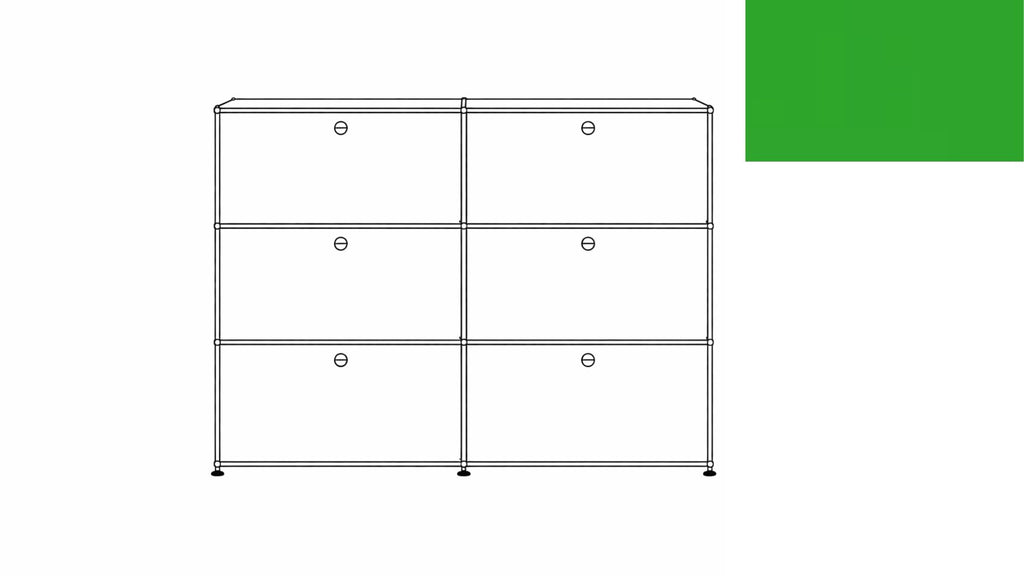 USM Haller G118 Storage Cabinet