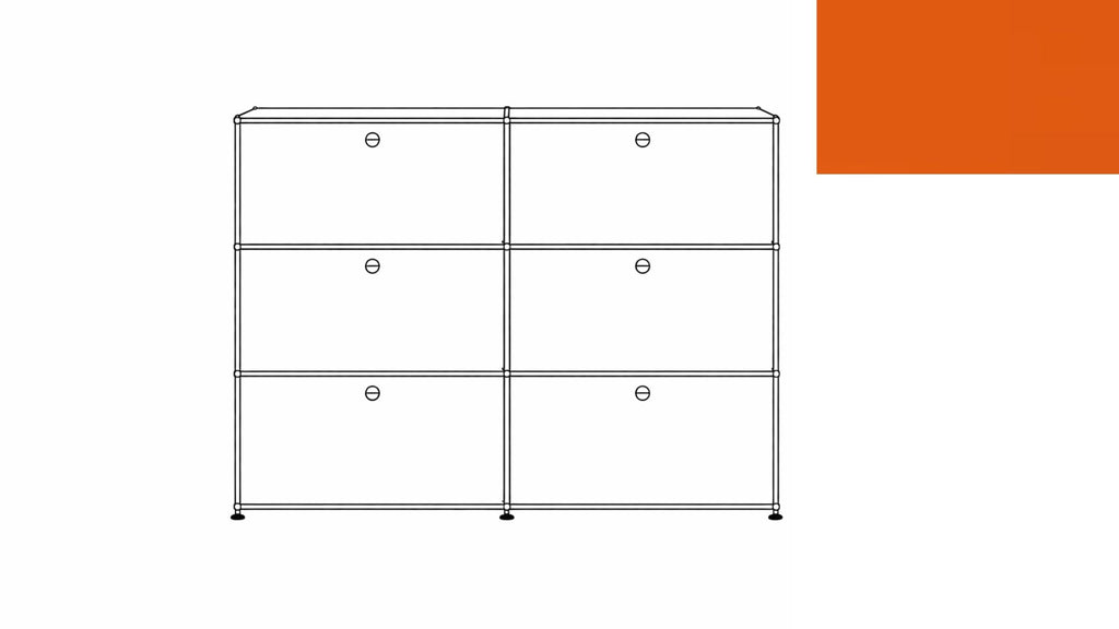 USM Haller G118 Storage Cabinet