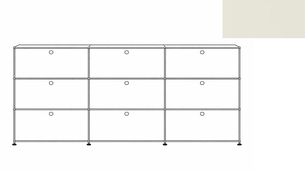 USM Haller G118 Storage Cabinet