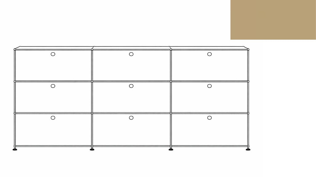 USM Haller G118 Storage Cabinet
