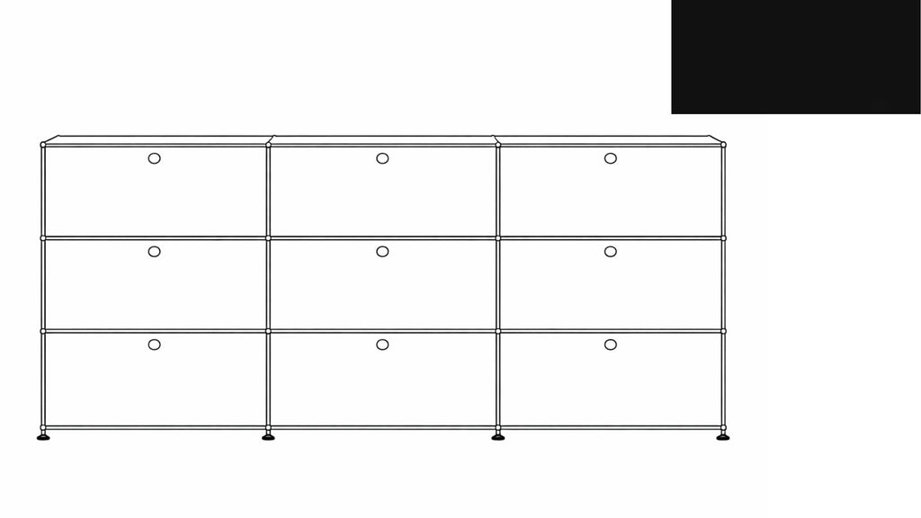 USM Haller G118 Storage Cabinet