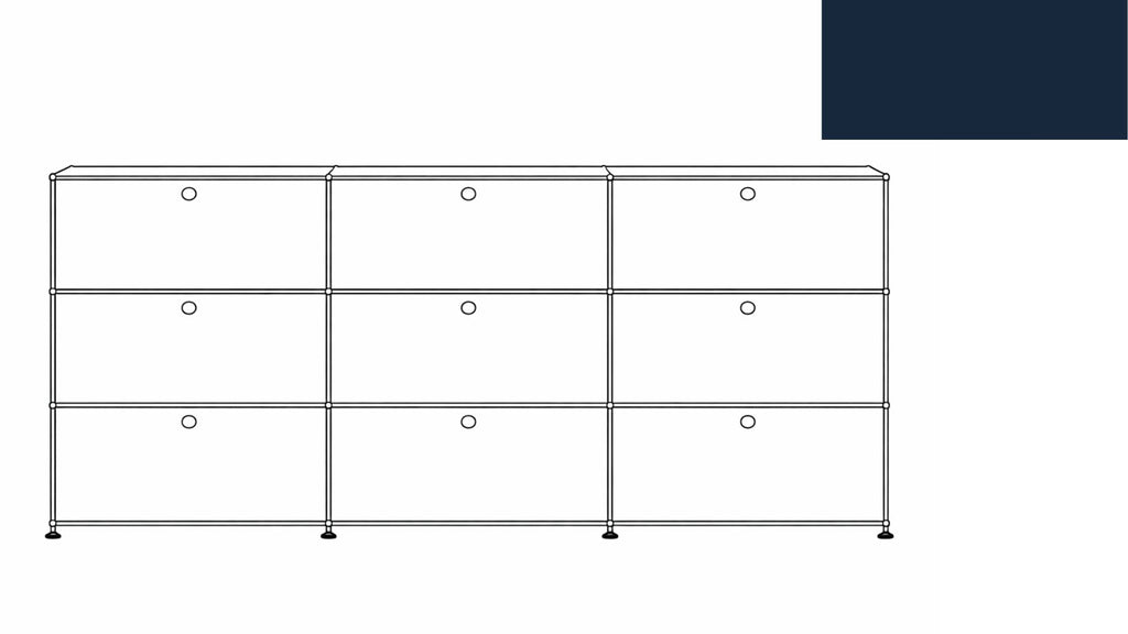 USM Haller G118 Storage Cabinet