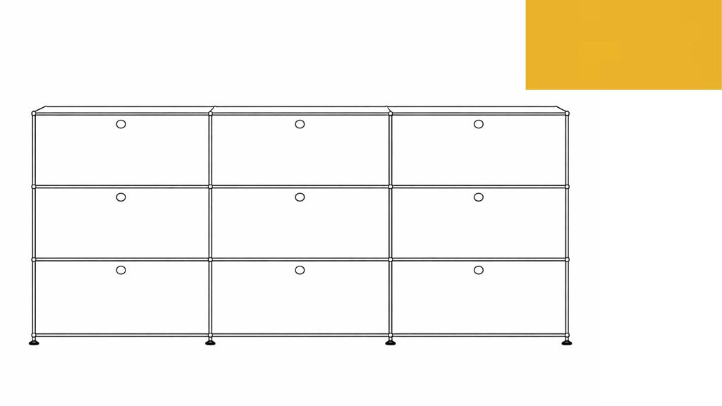 USM Haller G118 Storage Cabinet