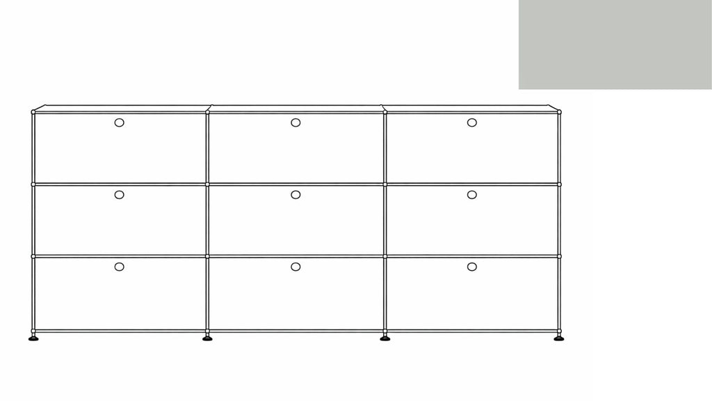 USM Haller G118 Storage Cabinet