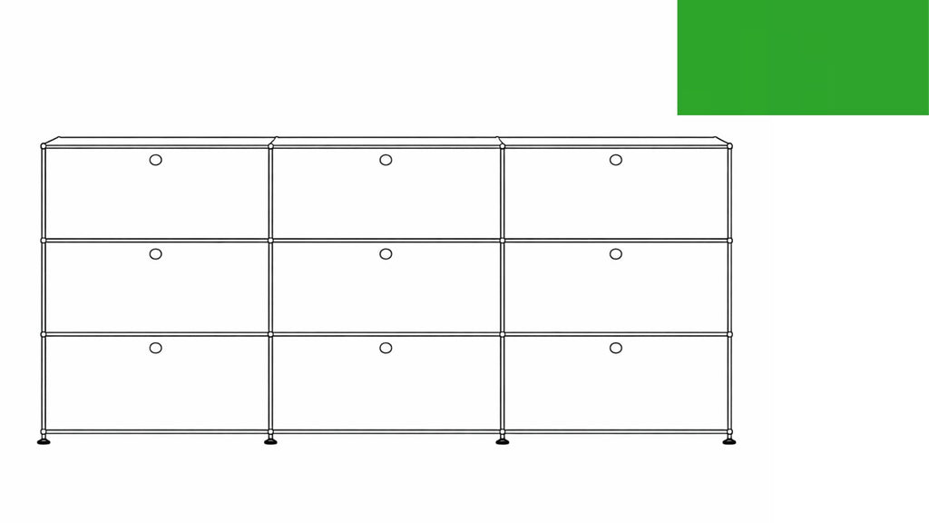 USM Haller G118 Storage Cabinet