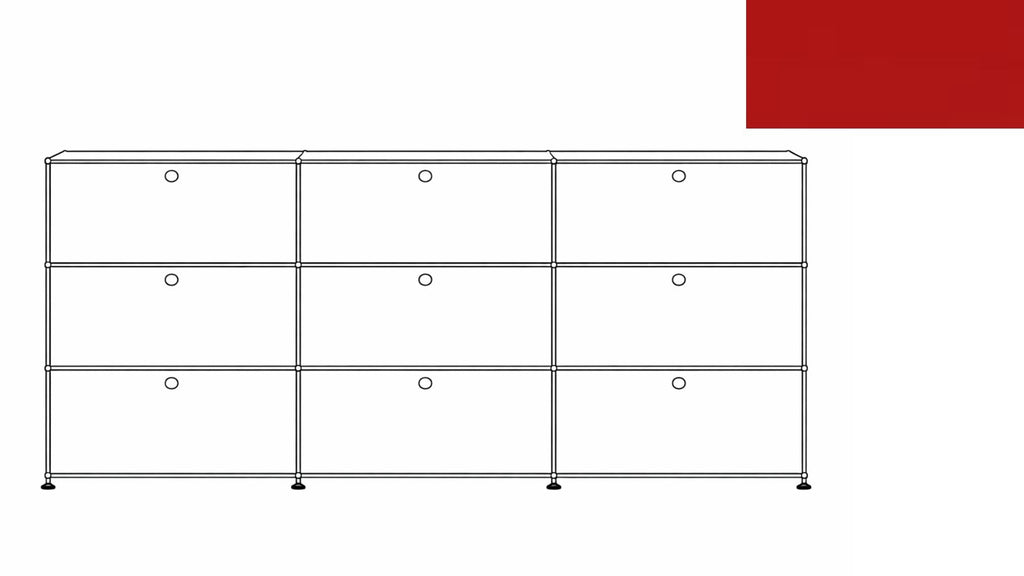 USM Haller G118 Storage Cabinet