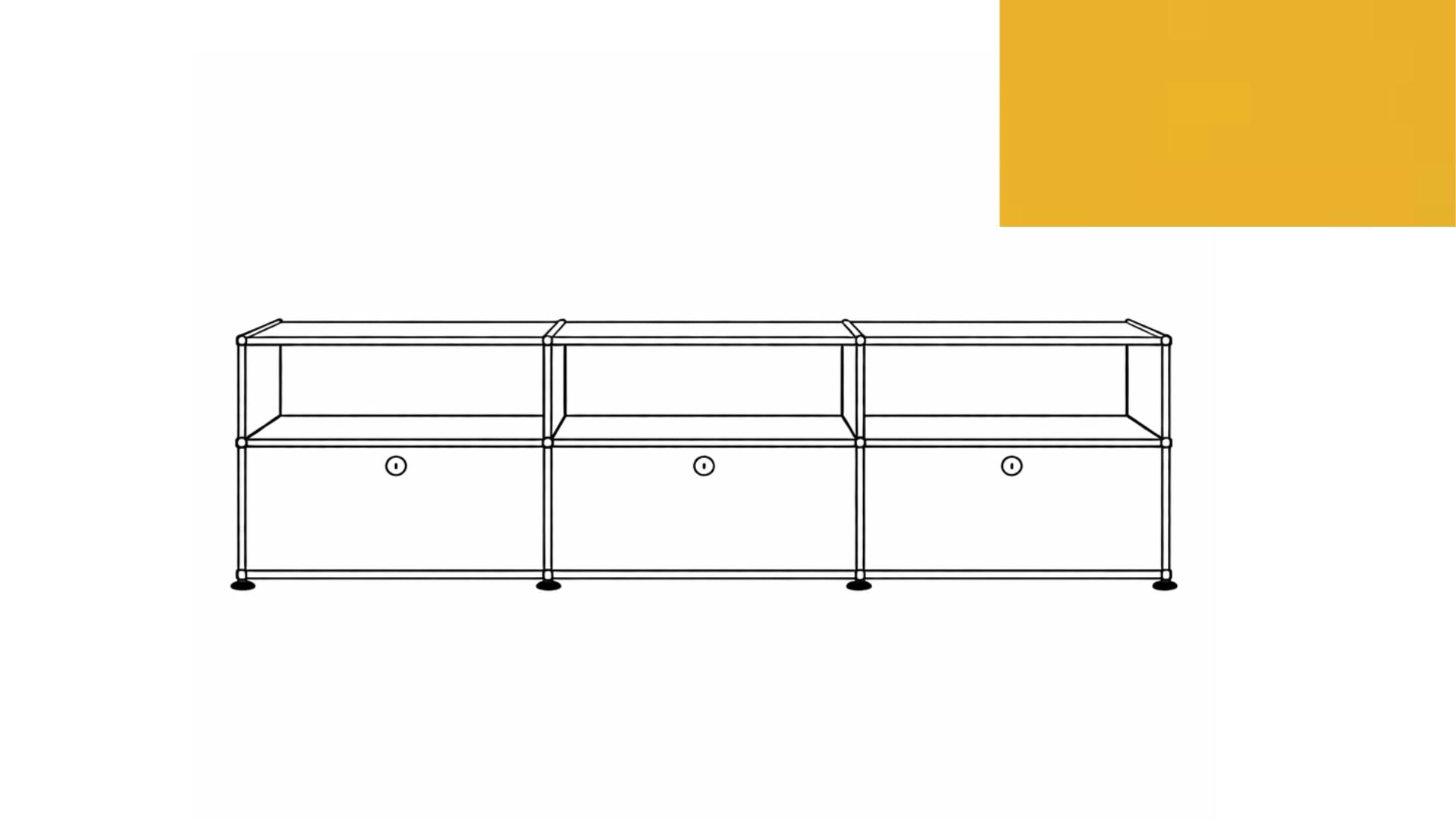 USM Haller C2AF File Credenza